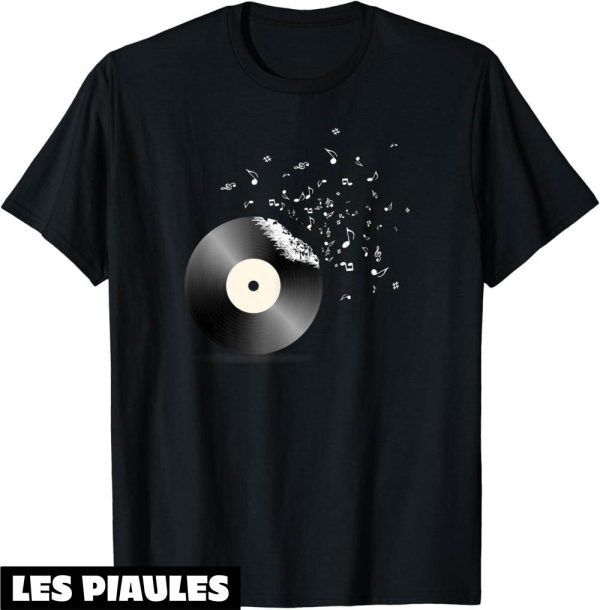 Musique T-Shirt Disque Vinyle  Notes De Musique
