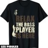 Musique T-Shirt Drole Cadeau Pour Le Bassiste Basse Guitare