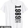 Musique T-Shirt Edition Limitee 1989