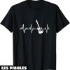 Musique T-Shirt Guitare Electrique Battement De Ceur
