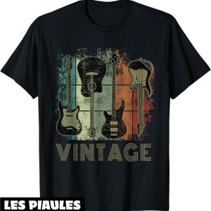 Musique T-Shirt Guitare Vintage Pour Les Musiciens
