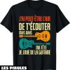 Musique T-Shirt Guitariste Drole Pour Joueur De La Guitare