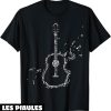 Musique T-Shirt Guitariste Les Notes De Musique Cle De Sol