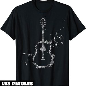 Musique T-Shirt Guitariste Les Notes De Musique Cle De Sol