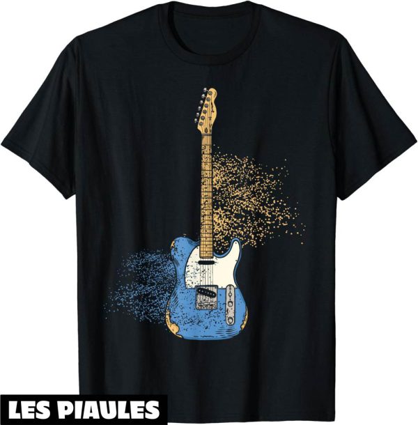 Musique T-Shirt Guitariste Musique Poussiere De Guitare