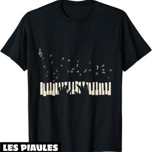 Musique T-Shirt Idee Cadeau Pour Le Pianiste Clavier Piano
