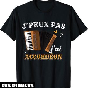 Musique T-Shirt Instrument De Musique Accordeon