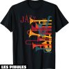 Musique T-Shirt Jazz Music Playertrumpet Retro Vintage