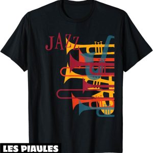 Musique T-Shirt Jazz Music Playertrumpet Retro Vintage