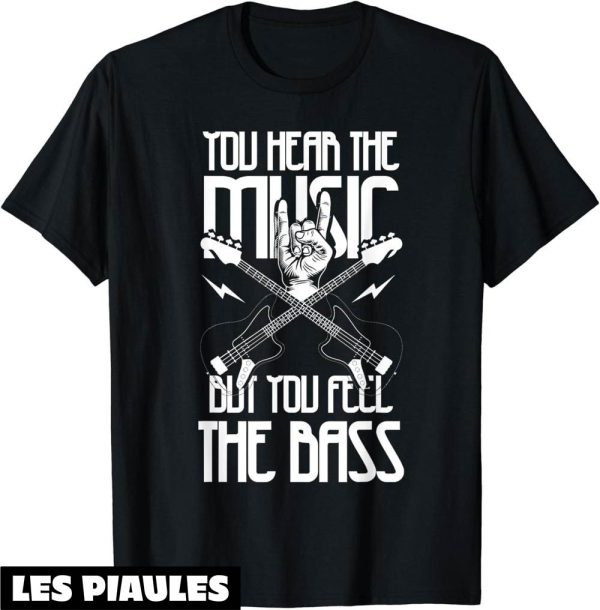 Musique T-Shirt L’instrument De Musique Rock Bassiste