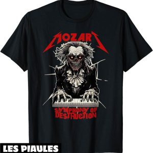 Musique T-Shirt Mozart Musique Groupe Heavy-Metal Humour