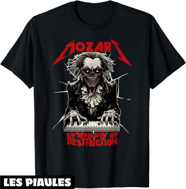 Musique T-Shirt Mozart Musique Groupe Heavy-Metal Humour