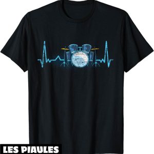 Musique T-Shirt Percussion Cadeau Pour Batteur Battement