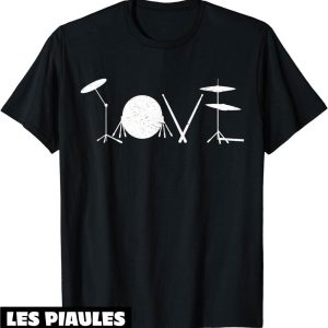 Musique T-Shirt Pour Batteur Cadeau Ans De Musique
