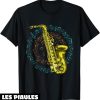 Musique T-Shirt Saxophoniste Instrument De Musique Saxo