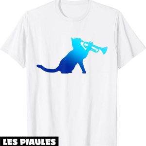 Musique T-Shirt Trompettiste Le Chat Musicien Jazz Trompette