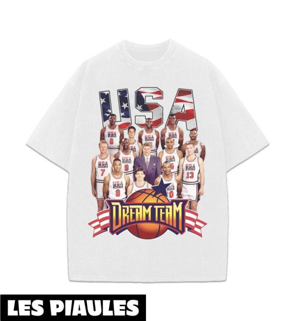 NBA T-Shirt 1992 USA Dream Team Olympics Basketball Style
