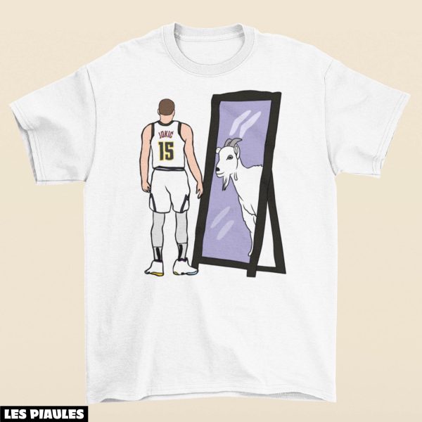 NBA T-Shirt Chevre Miroir Nikola Jokic