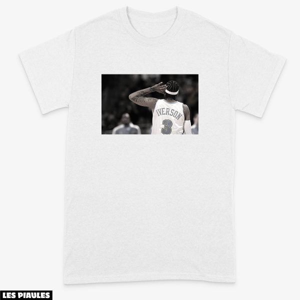 NBA T-Shirt De Basket-Ball Allen Iverson Celebration