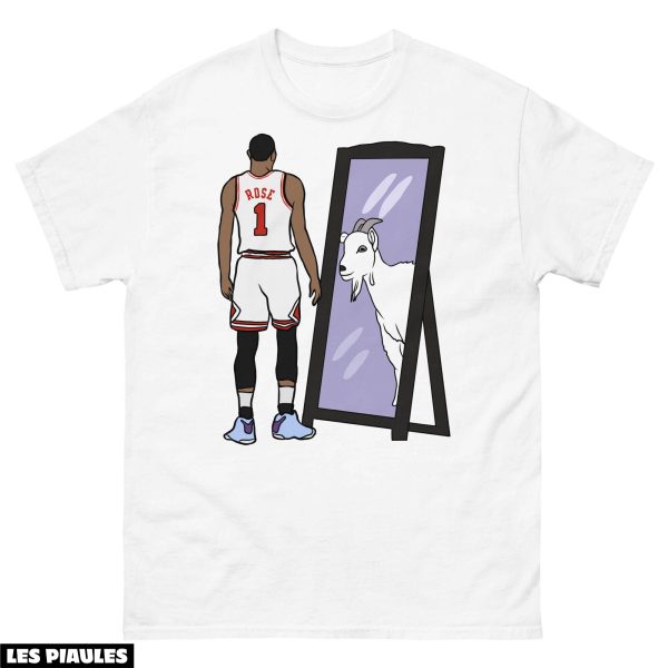 NBA T-Shirt Derrick Rose Miroir Goat Chicago Bulls 2
