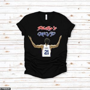 NBA T-Shirt Joel Embiid Philly MVP Basket-Ball Des Sixers