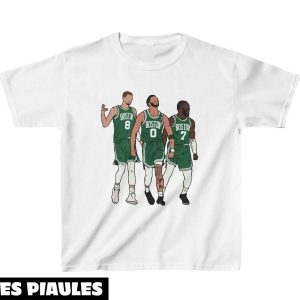 NBA T-Shirt Kristaps Porzingis Jayson Tatum Et Jaylen Brown
