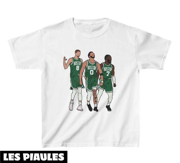 NBA T-Shirt Kristaps Porzingis Jayson Tatum Et Jaylen Brown