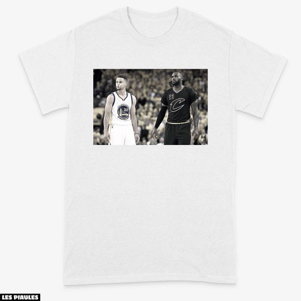 NBA T-Shirt Lebron James Et Steph Curry De Basket-Ball