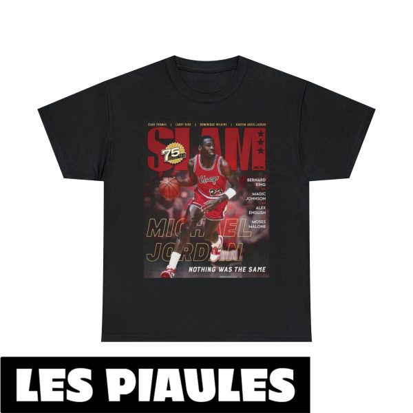 NBA T-Shirt Michael Jordan Chicago Bulls Slam Cover