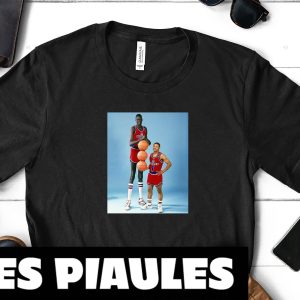 NBA T-Shirt Muggsy Et Manute, Des Joueurs Les Plus Grands