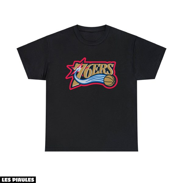 NBA T-Shirt Philadelphia 76ers Sixers De Basket-Ball Philly