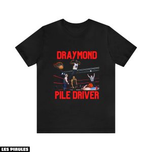 NBA T-Shirt Vert Pile Driver Draymond Lutte Basket-Ball