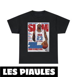 NBA T-Shirt Vintage All-Star Slam Cover LeBron James
