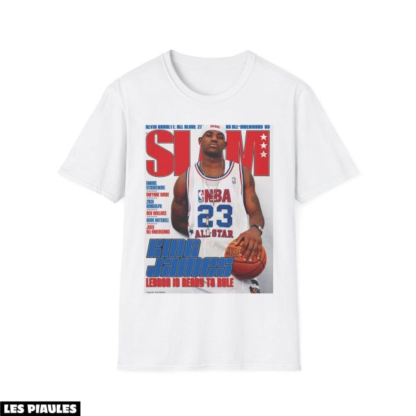 NBA T-Shirt Vintage Lebron Slam Magazine
