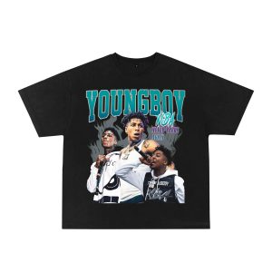 NBA T-Shirt Youngboy Basket-Ball Et Rappeur Hip Hop