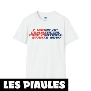 NFL T-Shirt 7 Heures De Publicite De Football Gratuit NFL T-Shirt 7 Heures De Publicite De Football Gratuit