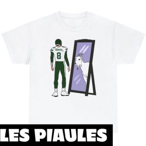 NFL T-Shirt Aaron Rodgers Chevre Miroir Des Jets De New York NFL T-Shirt Aaron Rodgers Chevre Miroir Des Jets De New York