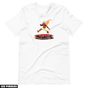 NFL T-Shirt Brandon Aiyuk On Fire San Francisco 49ers NFL T-Shirt Brandon Aiyuk On Fire San Francisco 49ers