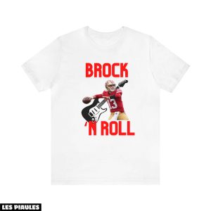 NFL T-Shirt Brock N Roll 49ers Football Sports Guitares NFL T-Shirt Brock N Roll 49ers Football Sports Guitares