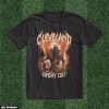 NFL T-Shirt Cleveland Marron Et Orange Sunday Cult Squelette