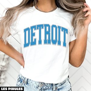 NFL T-Shirt De Football Retro Detroit Lions Michigan NFL T-Shirt De Football Retro Detroit Lions Michigan
