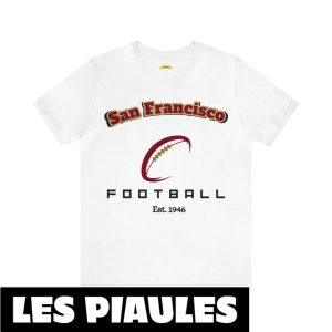 NFL T-Shirt Des 49ers De San Francisco Football Est 1946 NFL T-Shirt Des 49ers De San Francisco Football Est 1946