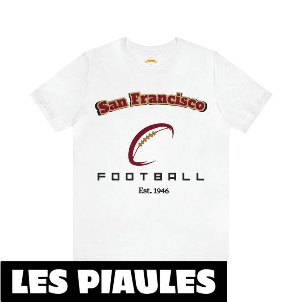 NFL T-Shirt Des 49ers De San Francisco Football Est 1946