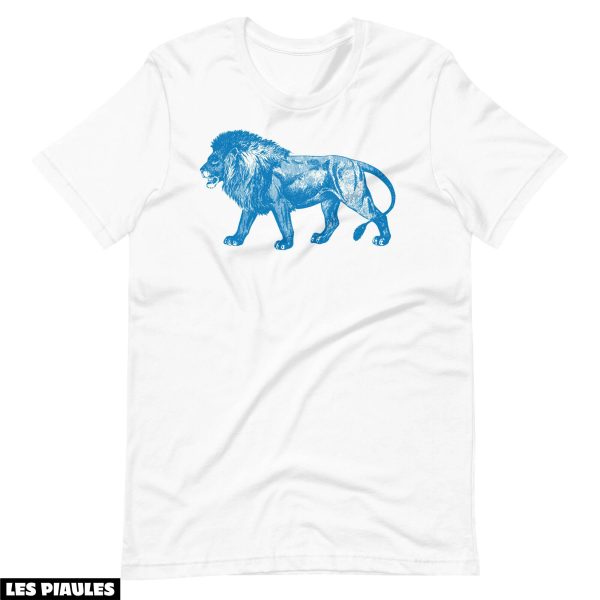 NFL T-Shirt Detroit Lion Michigan Barry Library Sanders Fan