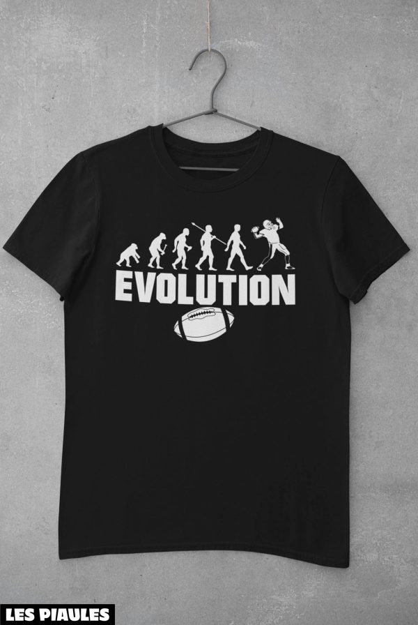 NFL T-Shirt Evolution De Football Americain Du Singe Passant
