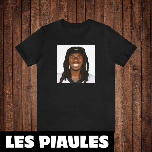 NFL T-Shirt Jamaal Williams Headshot De La Nouvelle-Orleans