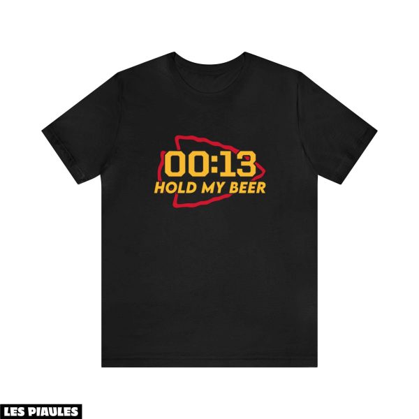 NFL T-Shirt KC Chiefs 13 Secondes Hold My Beer