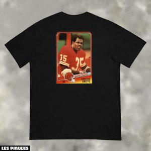NFL T-Shirt Kansas City Chiefs Christian Okoye Rookie Card NFL T-Shirt Kansas City Chiefs Christian Okoye Rookie Card