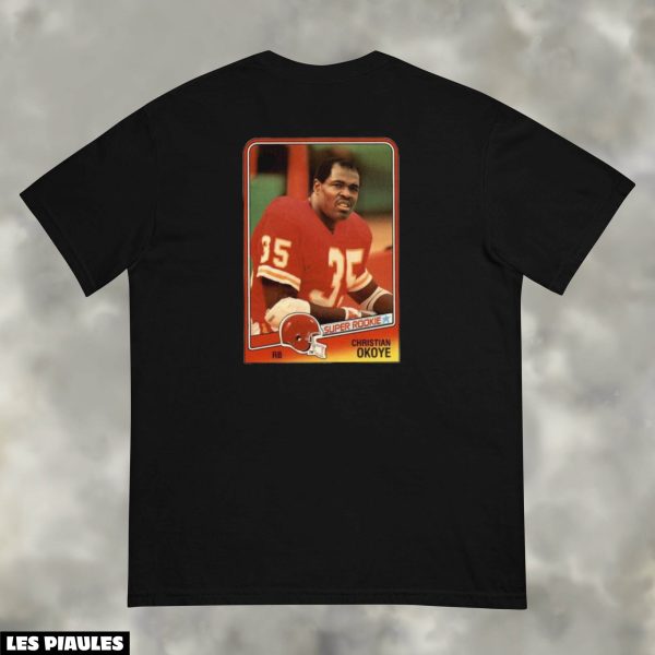 NFL T-Shirt Kansas City Chiefs Christian Okoye Rookie Card