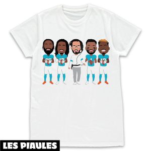 NFL T-Shirt McDaniel Hill Et Howard Waddle Miami NFL T-Shirt McDaniel Hill Et Howard Waddle Miami